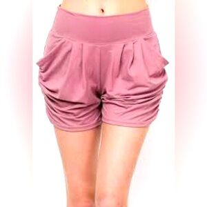 Women's mauve butter Shorts